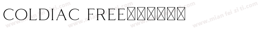 coldiac free字体转换